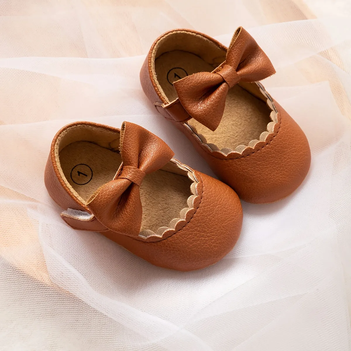 Infant Baby Girls Soft Sole Anti Slip Princess Dress Shoes