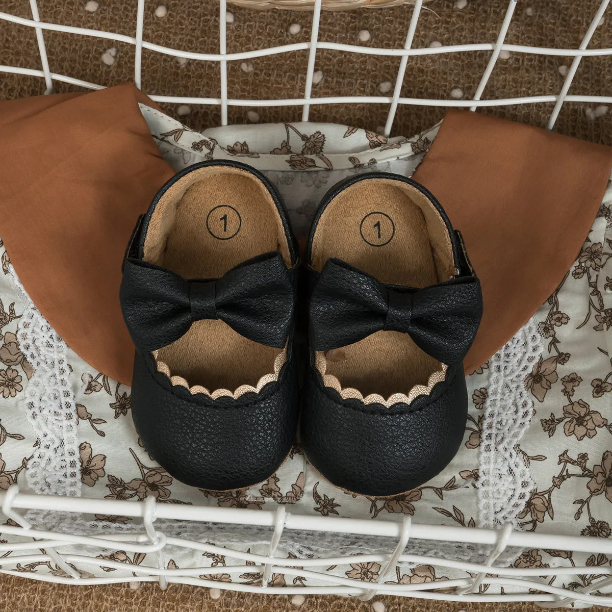 Infant Baby Girls Soft Sole Anti Slip Princess Dress Shoes