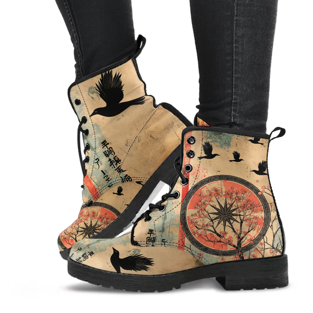 Japanese Mandala Boots
