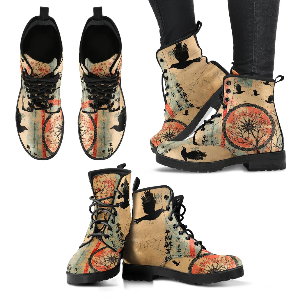 Japanese Mandala Boots