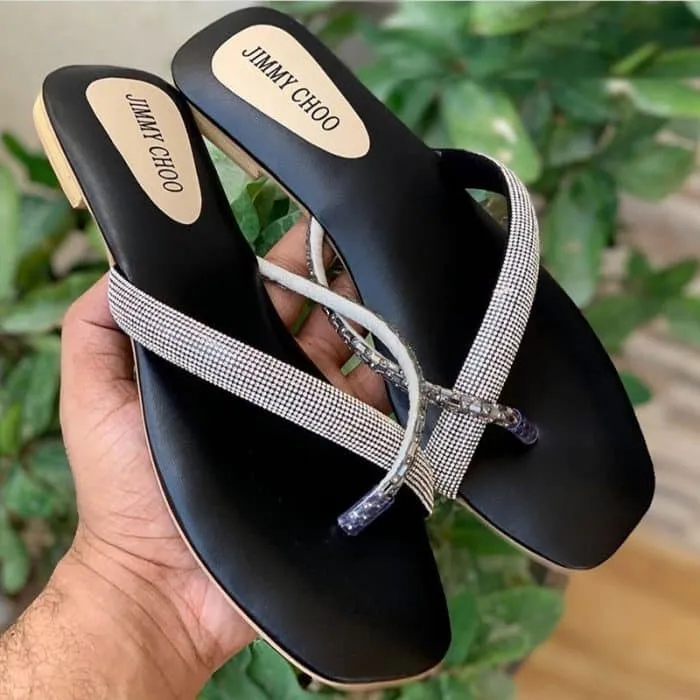 JC Rhinestone Strap Soft Low Heel Sandal #8890 #22