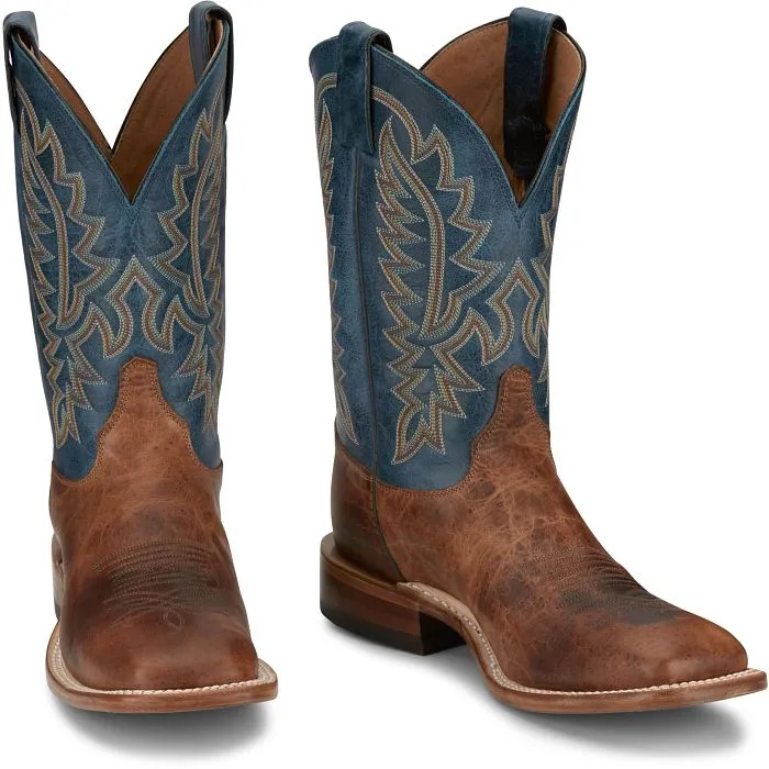 Justin Boots  Men's Poston Amber Brown Cowhide