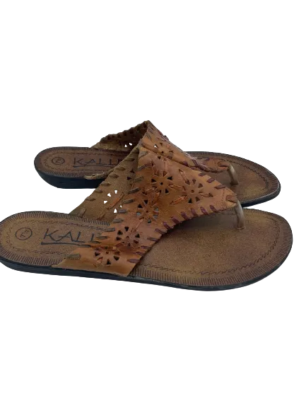 Kalli Leather Thong Sandals