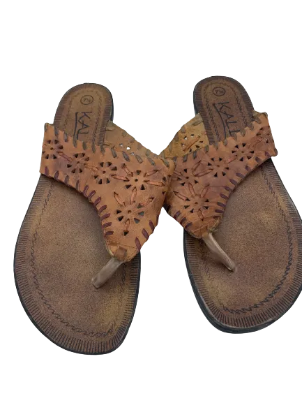 Kalli Leather Thong Sandals