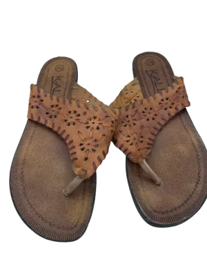 Kalli Leather Thong Sandals