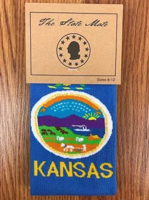 Kansas State Flag Socks