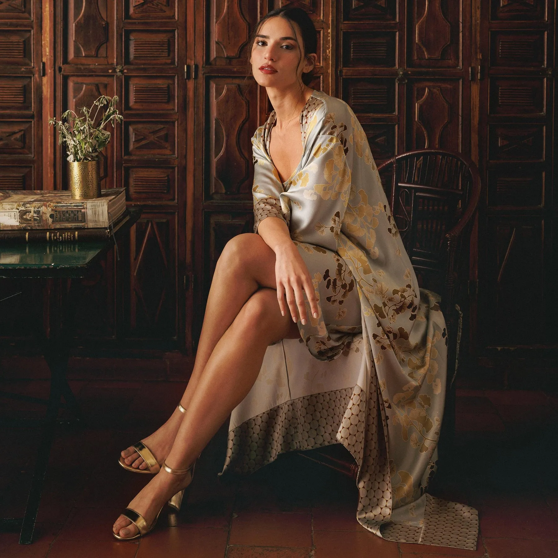 Karma On The Rocks Edo Silk Chemise