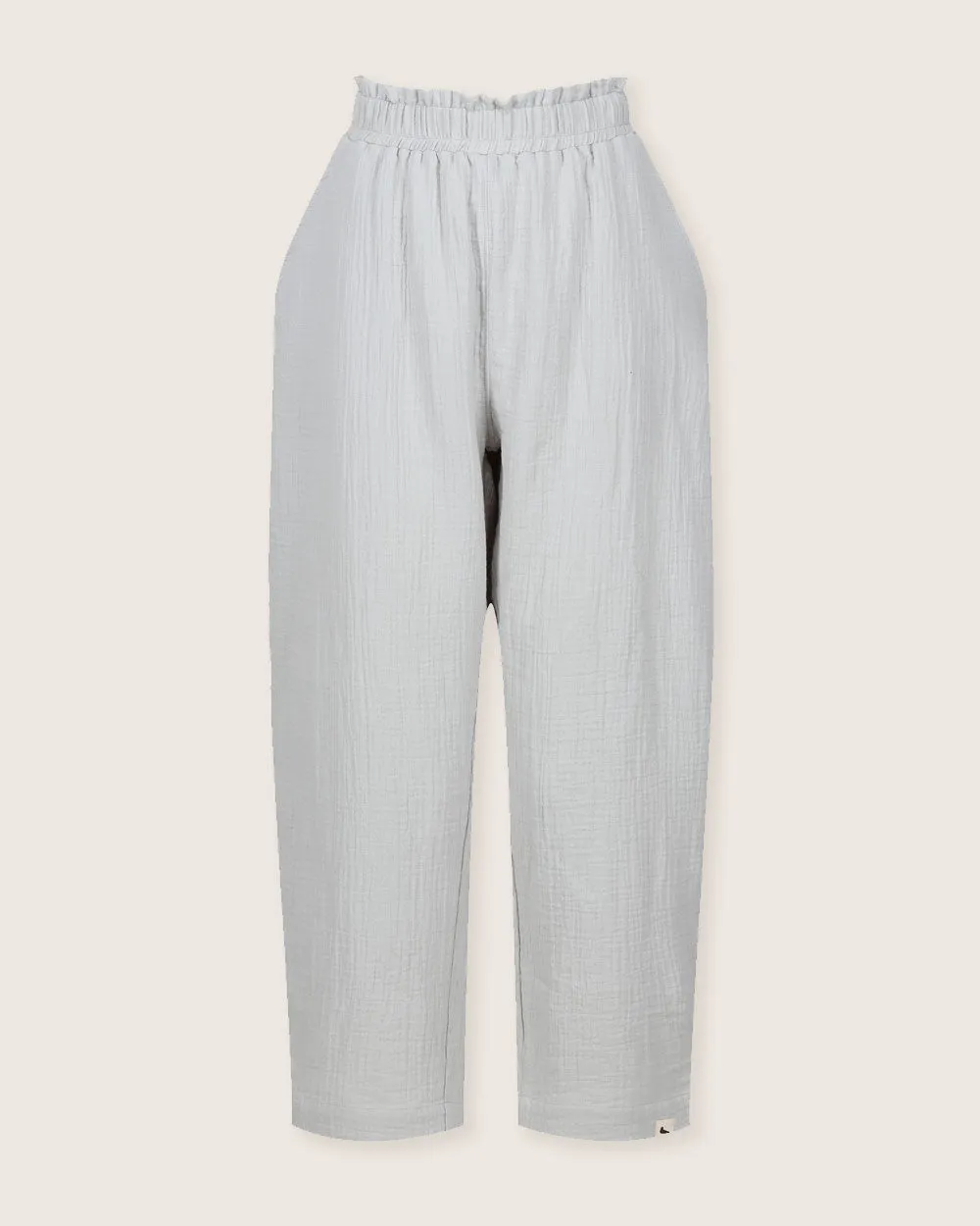 Kate Light Green Barrel Leg Trousers