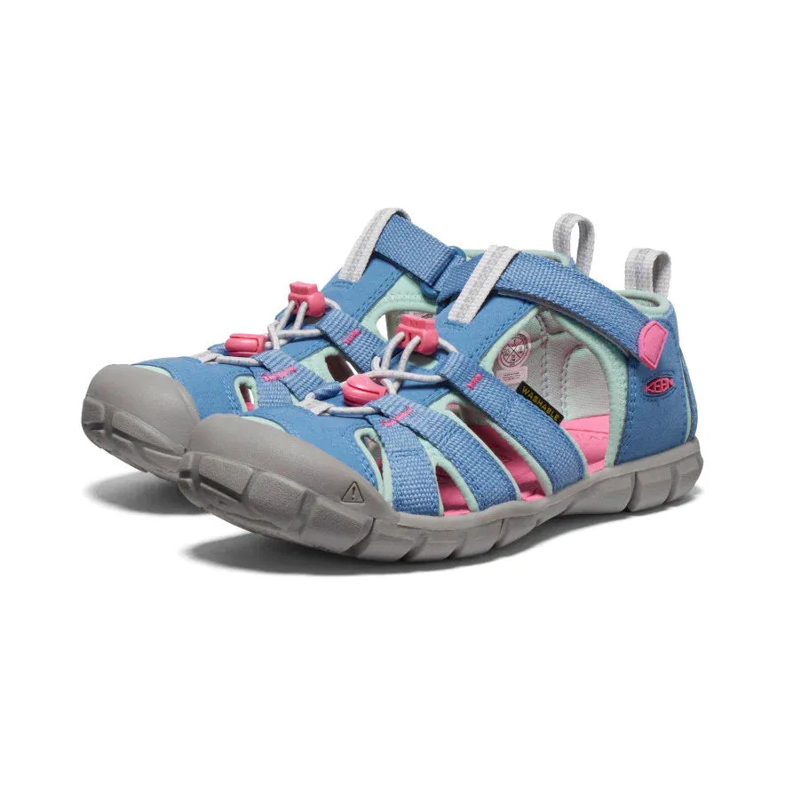 Keen Girls Big Kids Seacamp II CNX - Coronet Blue/Hot Pink