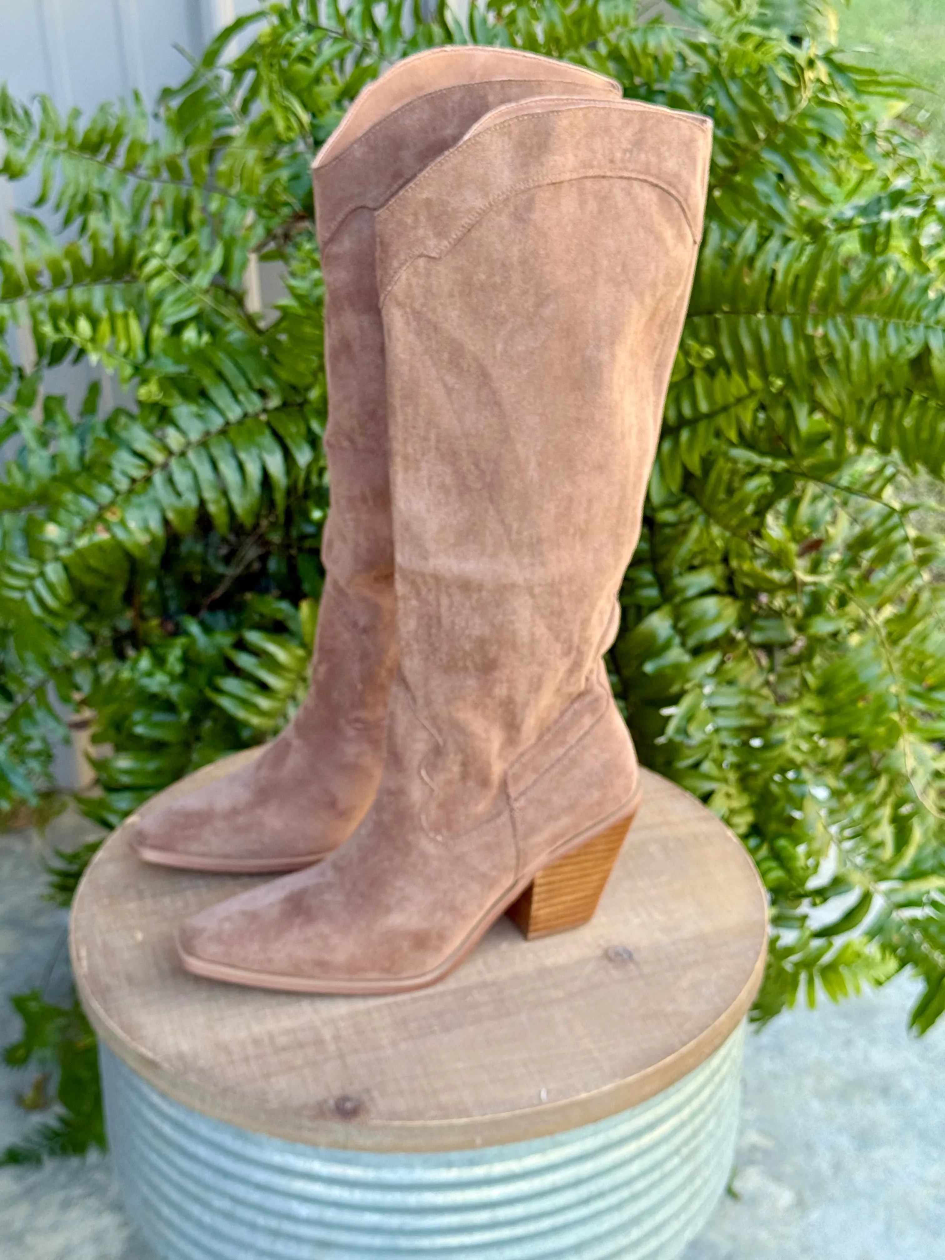 Kendra Suede Tall Boot
