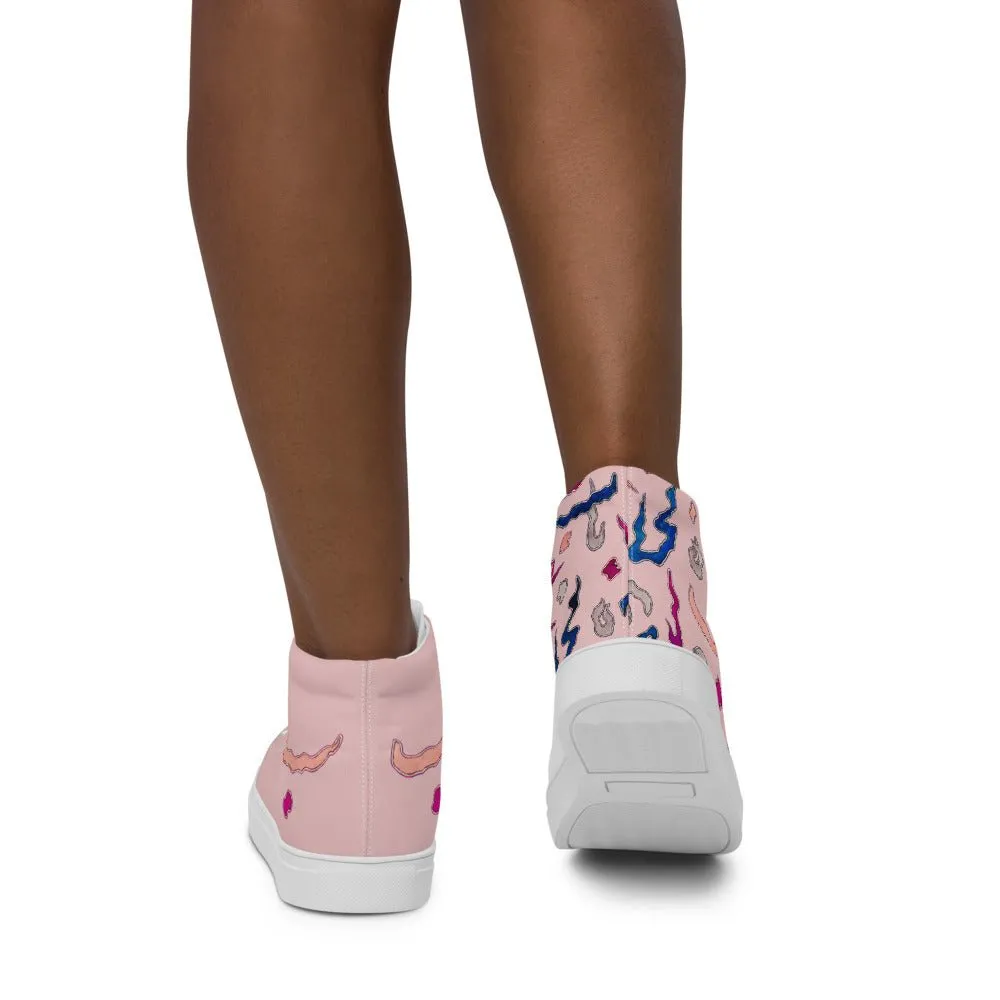 Kindness 2 | Women’s High Top Canvas Shoes