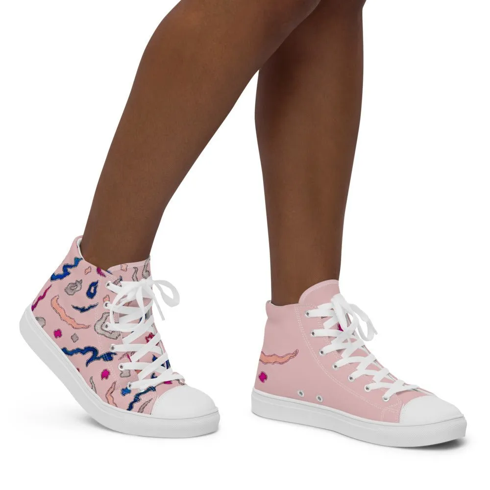 Kindness 2 | Women’s High Top Canvas Shoes