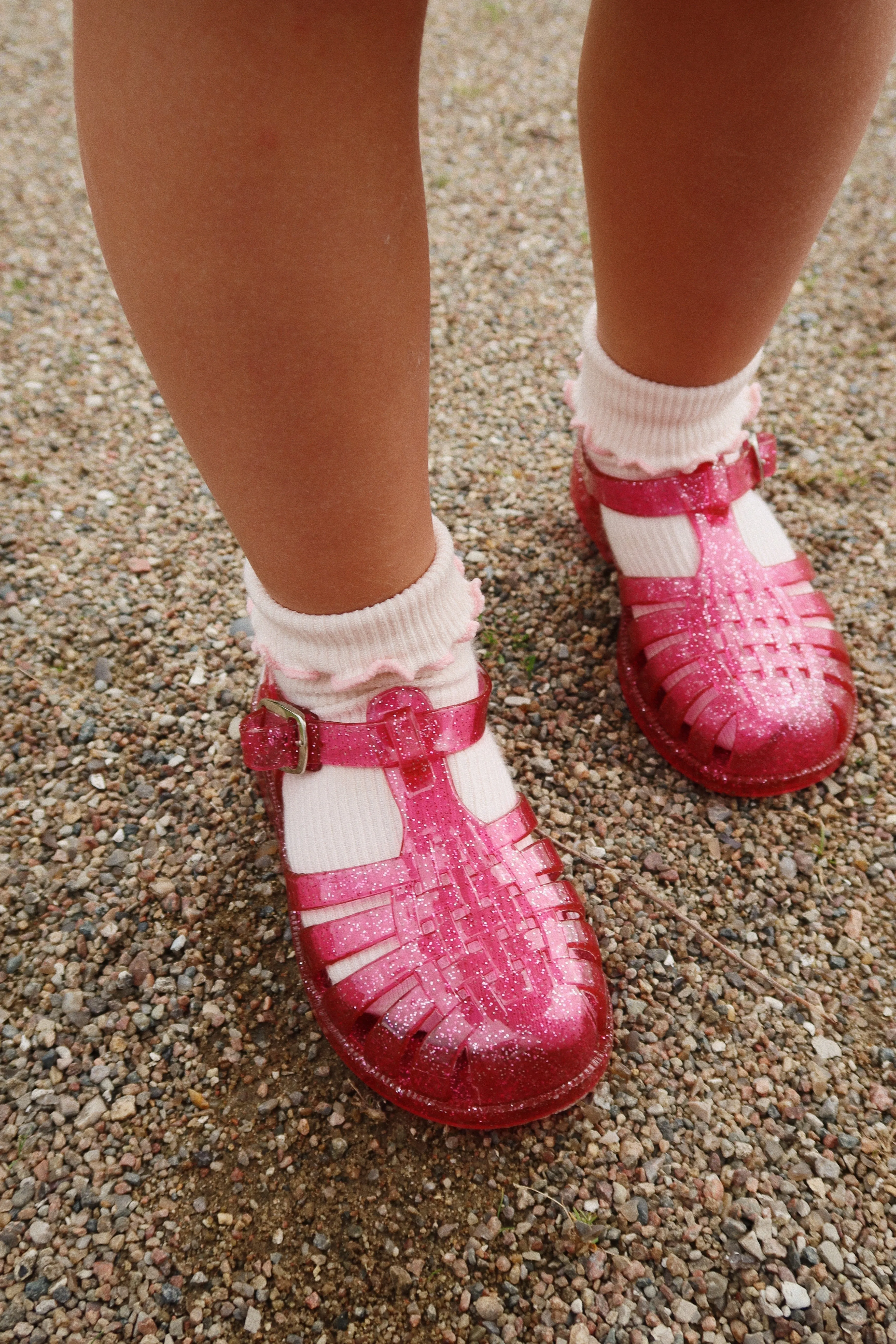 [Konges slojd] Nea Glitter Sandal - Sangria