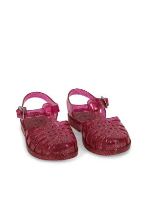 [Konges slojd] Nea Glitter Sandal - Sangria