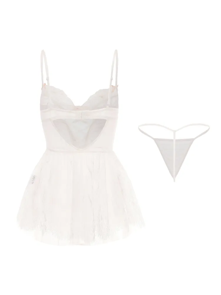 Lace Corset Babydoll Nightgown