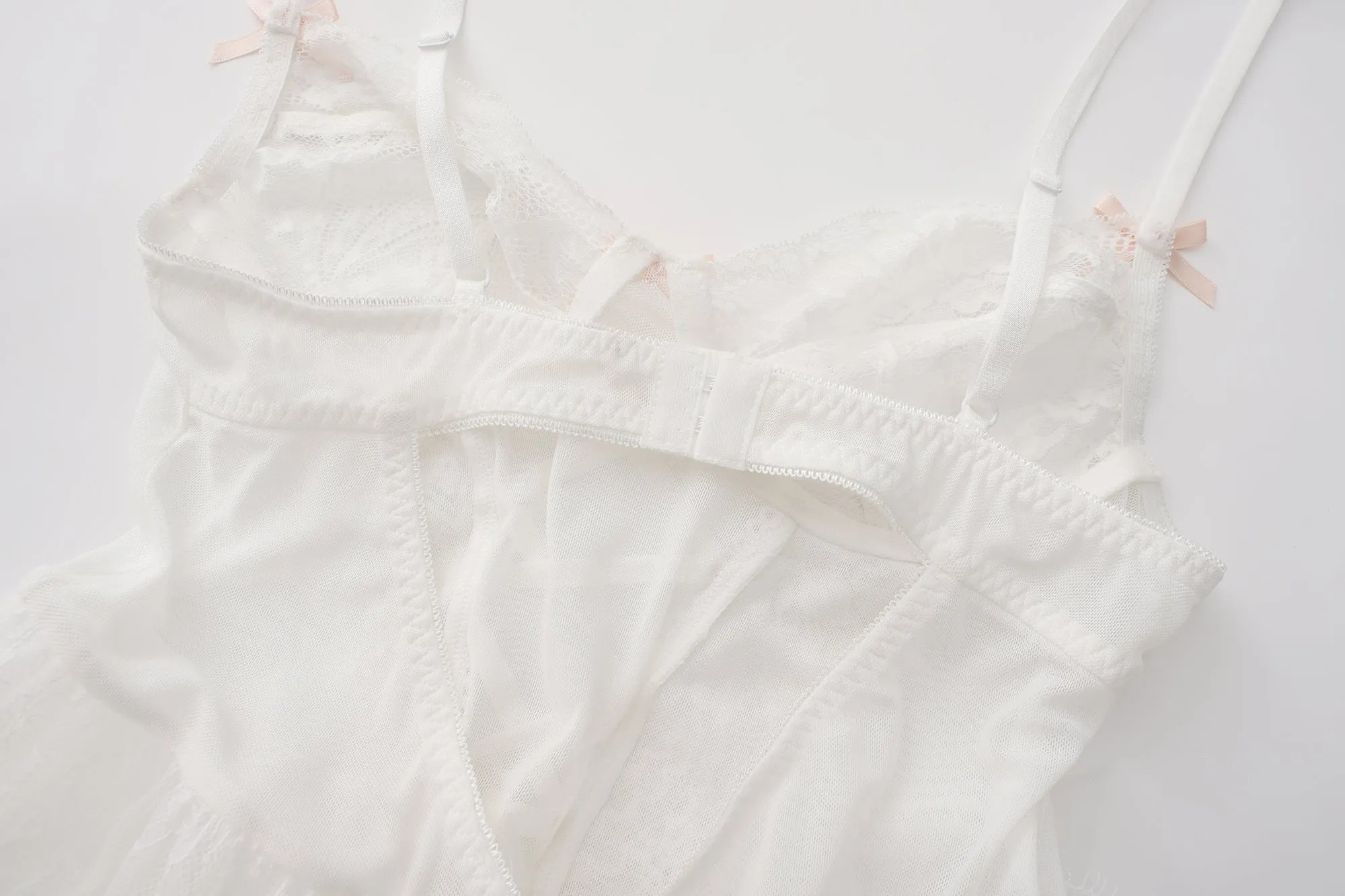 Lace Corset Babydoll Nightgown