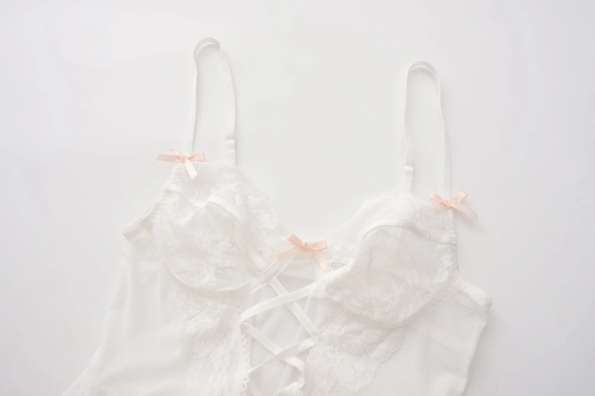 Lace Corset Babydoll Nightgown