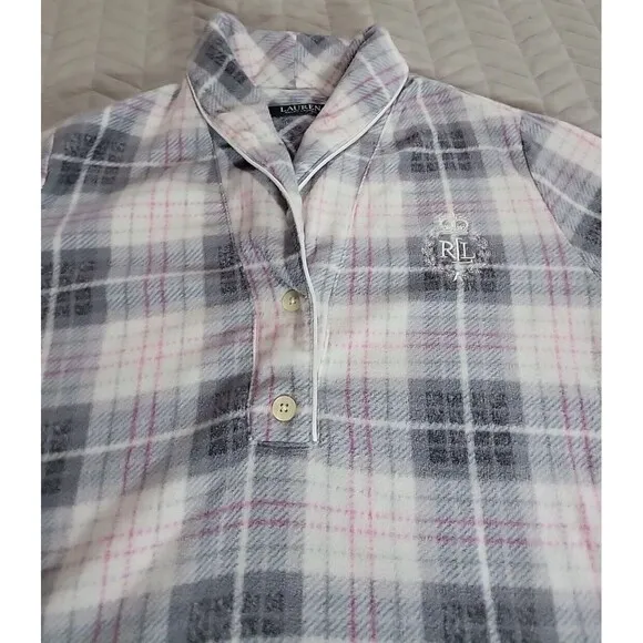 Lauren Ralph Lauren Black Label Soft Pajamas Sleep Shirt Nightgown XS