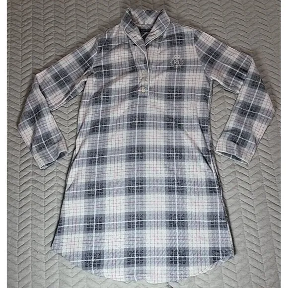 Lauren Ralph Lauren Black Label Soft Pajamas Sleep Shirt Nightgown XS