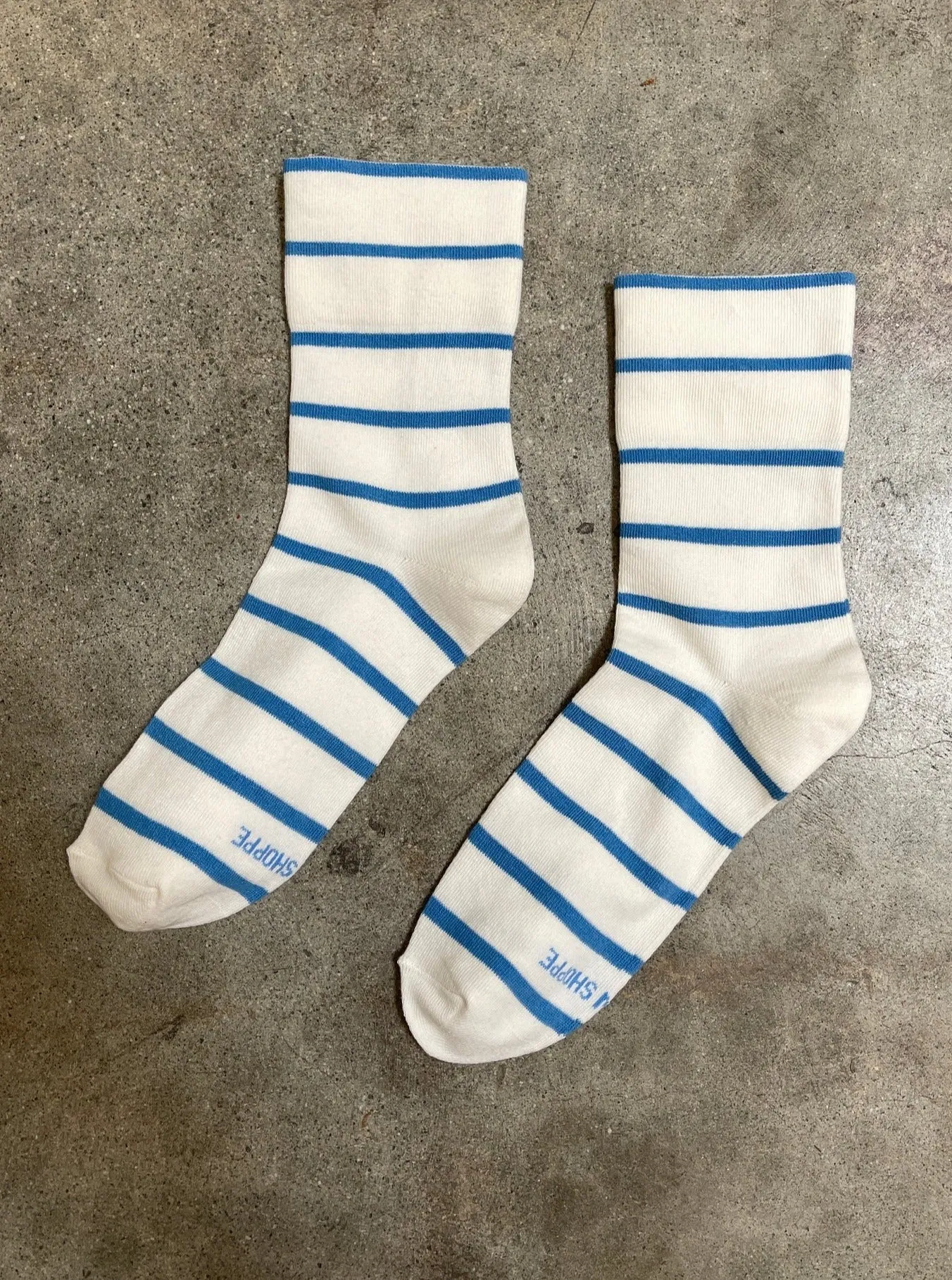 Le Bon Shoppe-Wally Socks-Ciel Blue