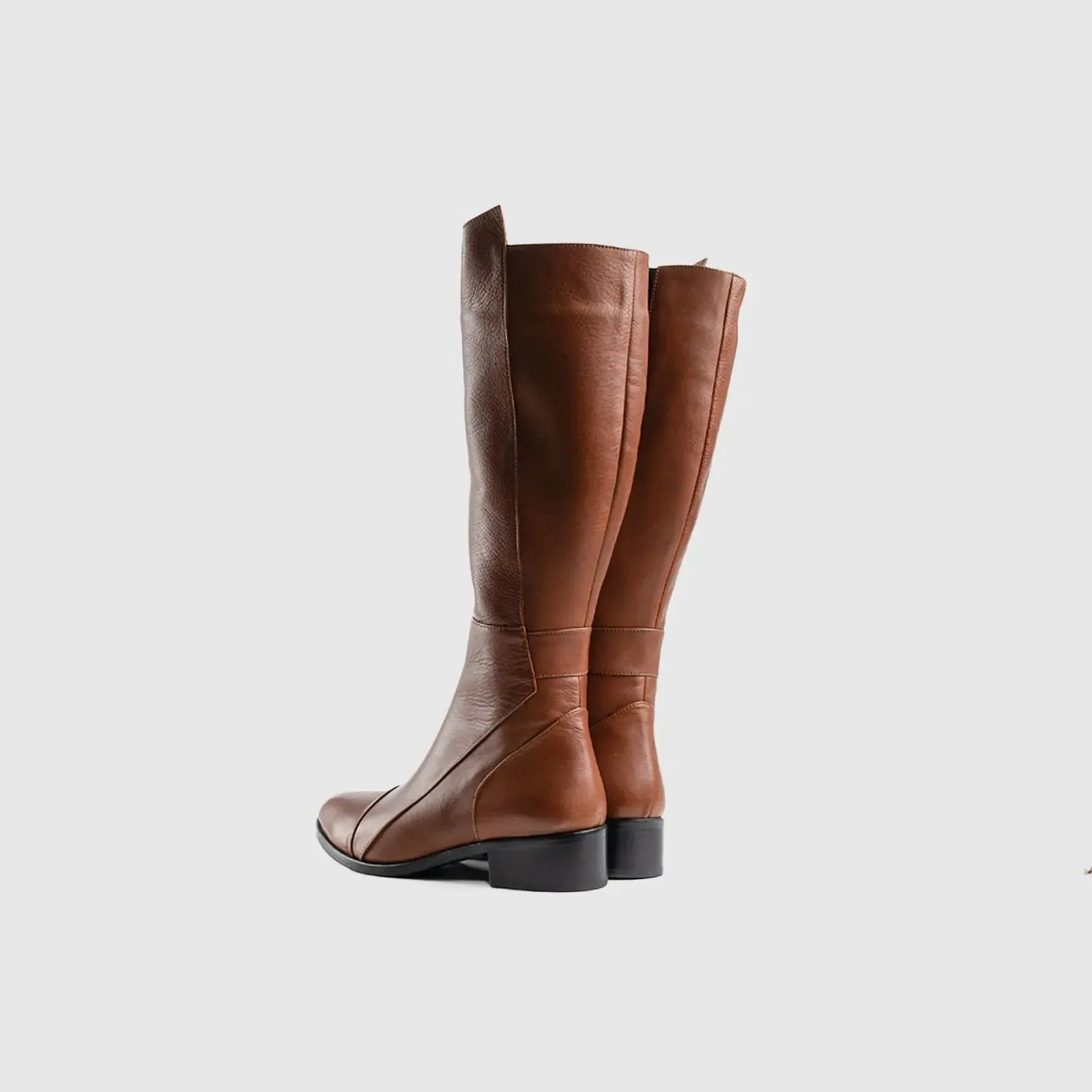 Leather Boots Brown 11099