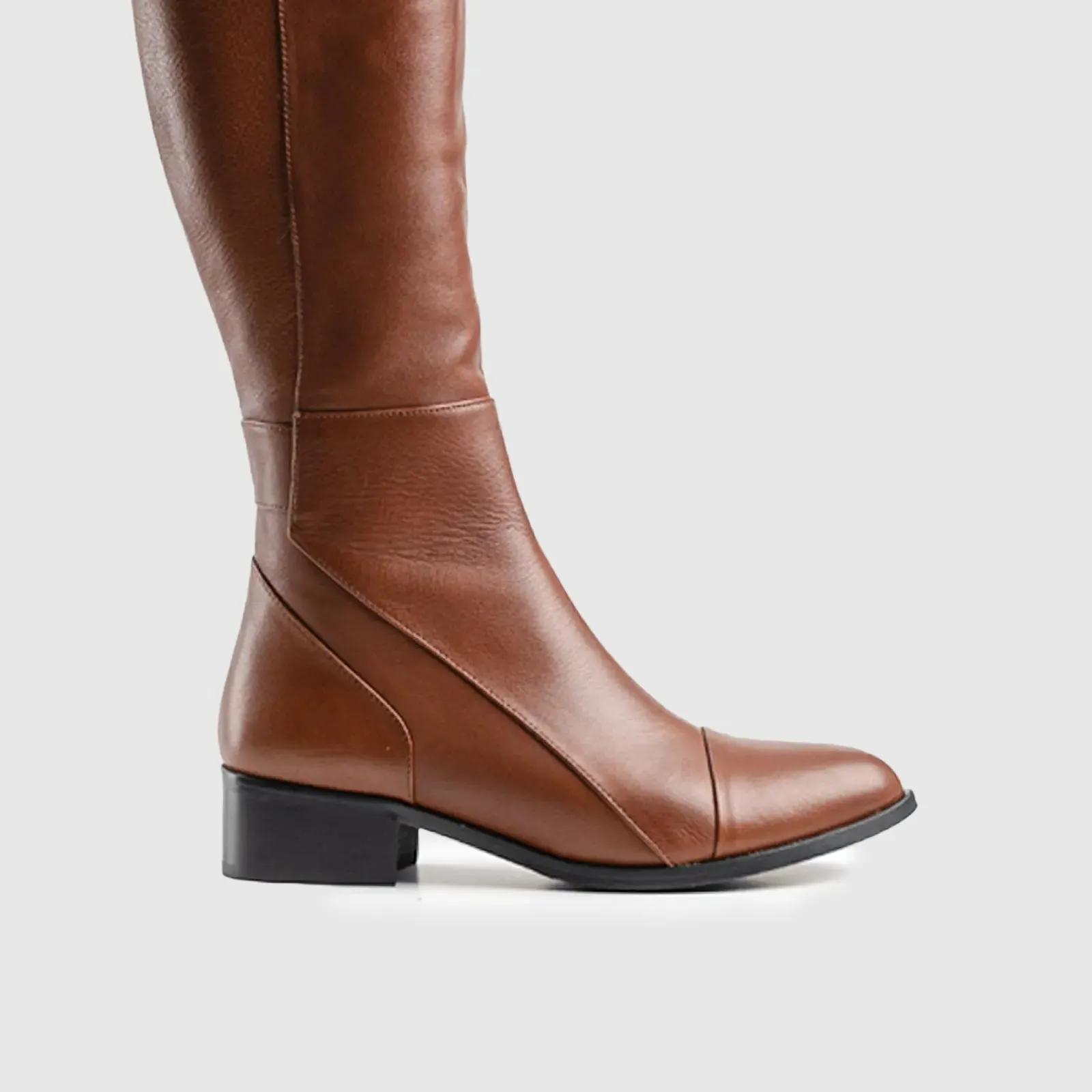 Leather Boots Brown 11099