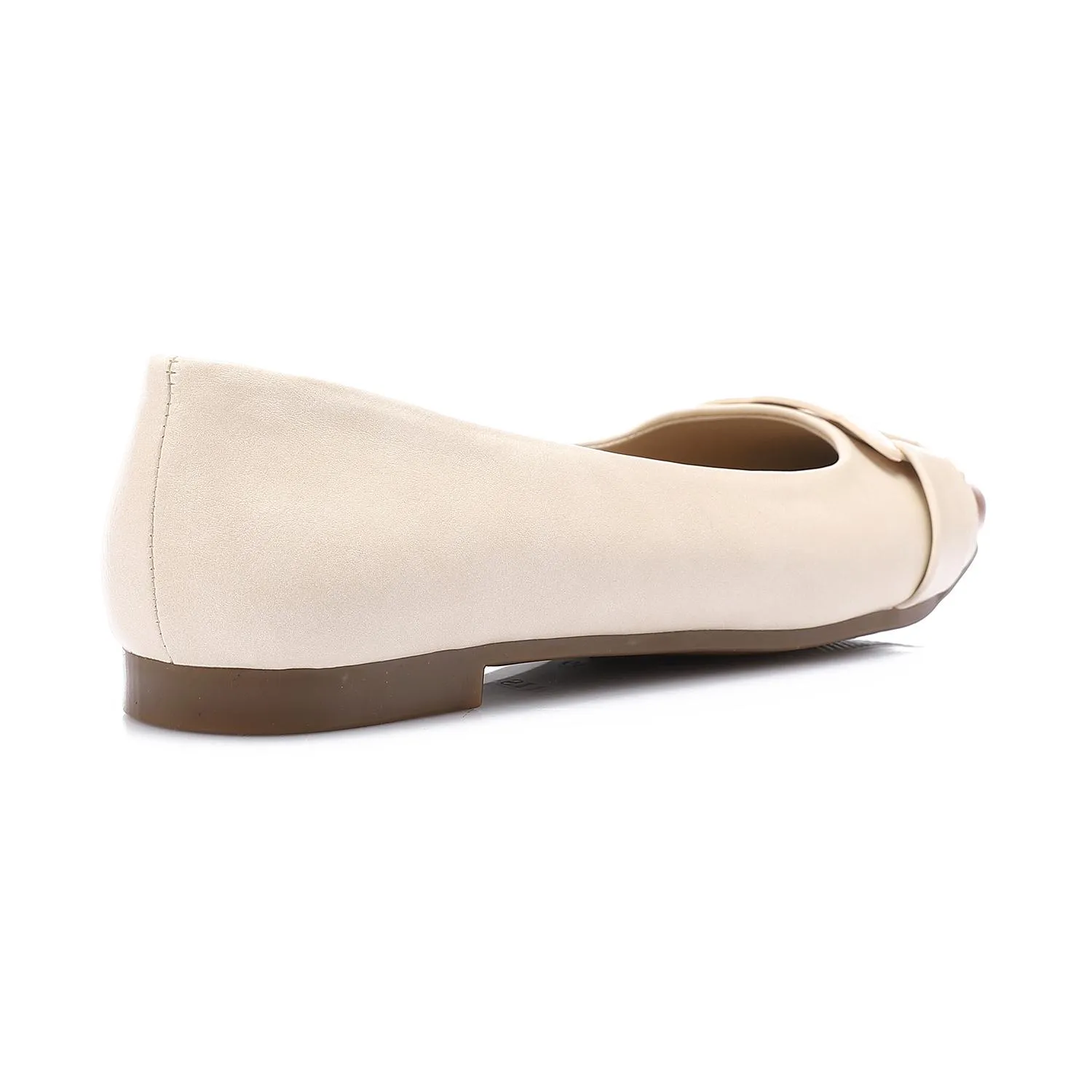 Leather Soft Casual Shoes - Beige
