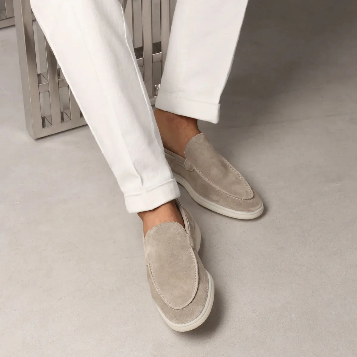 Light Grey Loafers