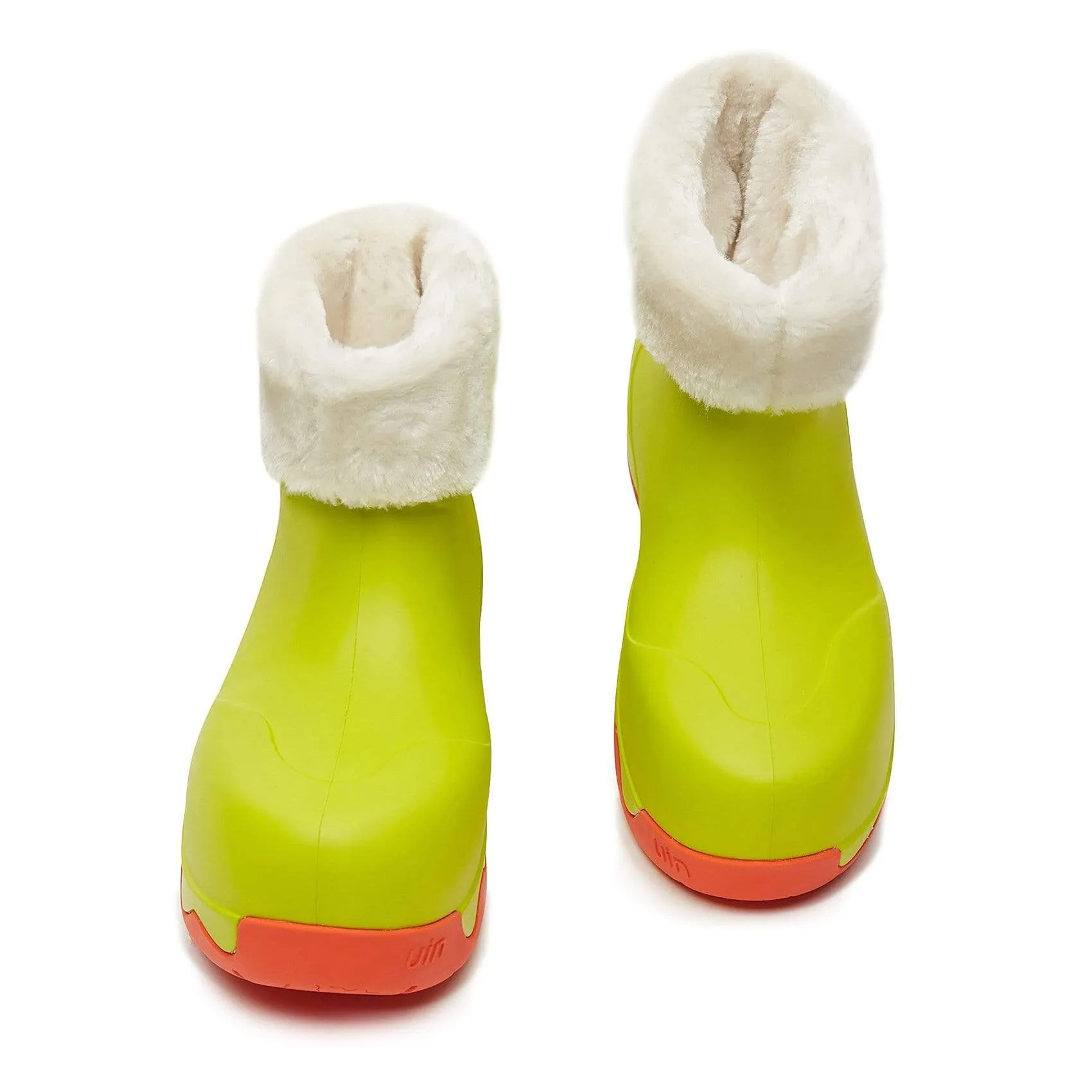 Light Lime Boots with Napped Linings Navarra Women