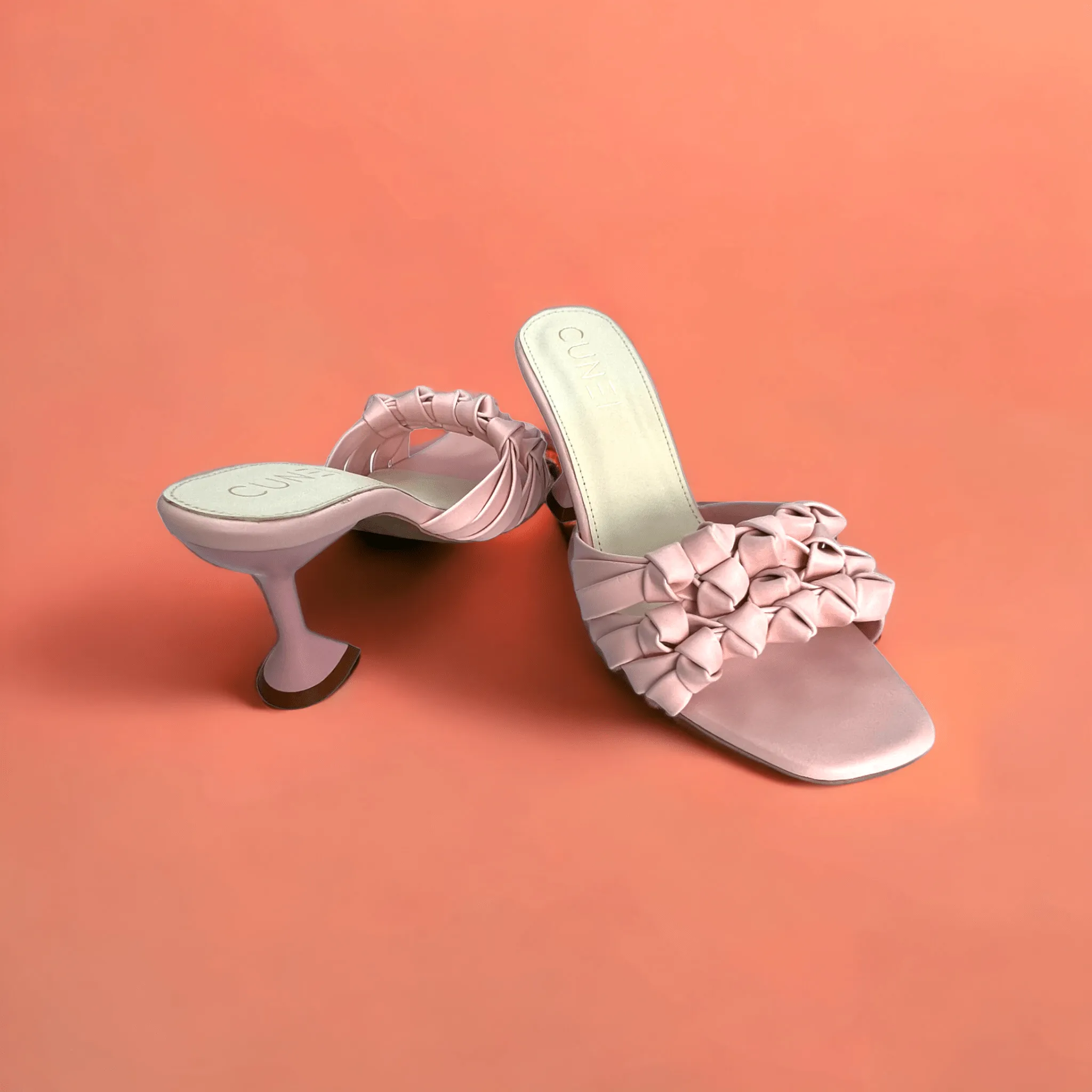 Light Pink Barbed Heels