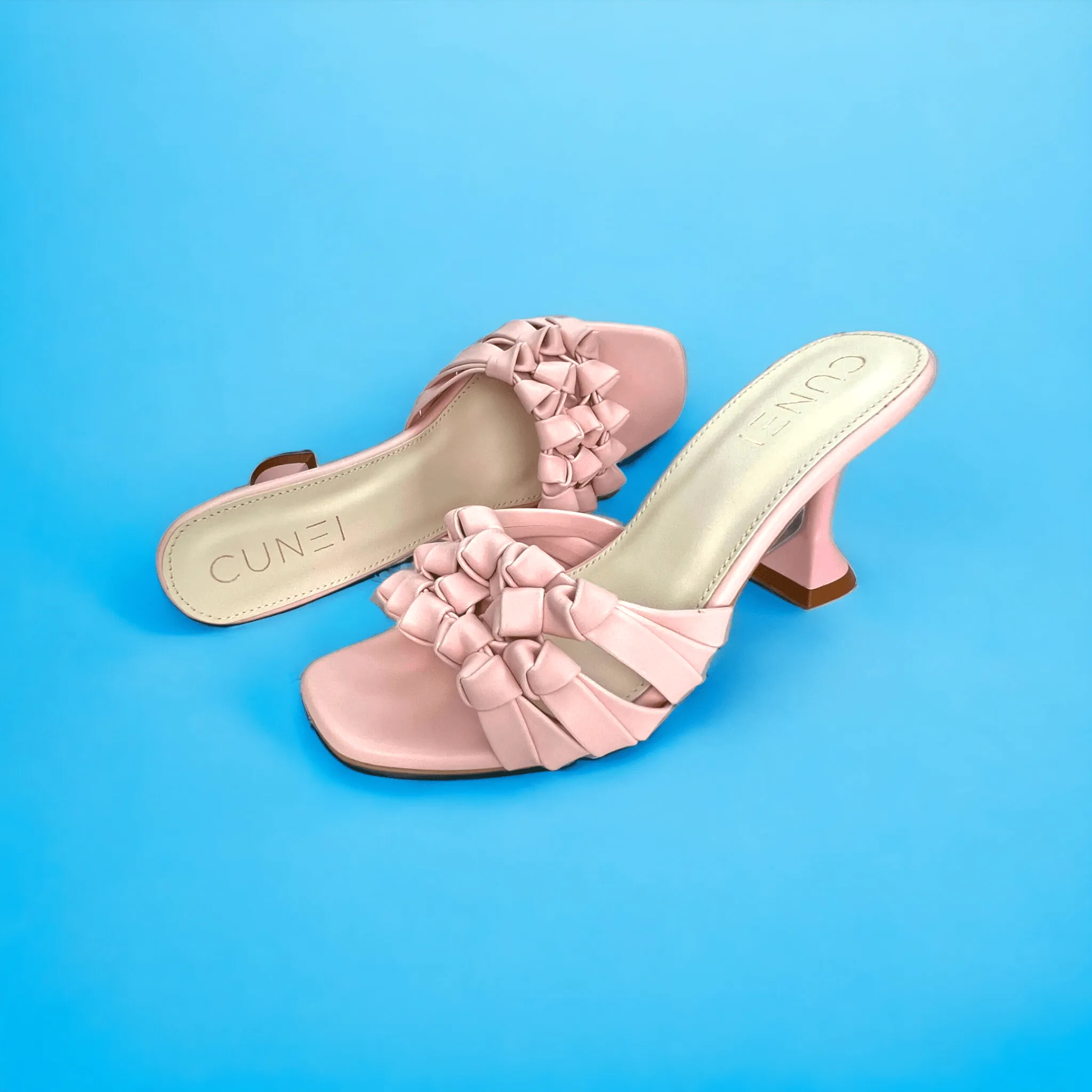 Light Pink Barbed Heels