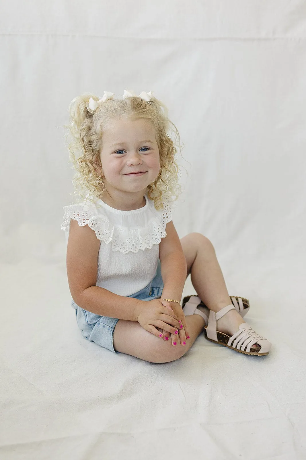 Light Pink - Woven Sandal - US Size 5-10 - Hard Sole