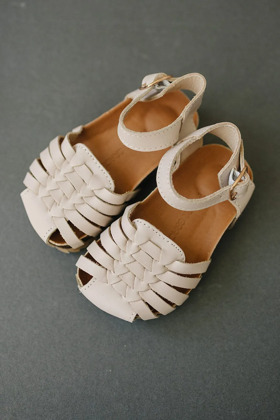 Light Pink - Woven Sandal - US Size 5-10 - Hard Sole