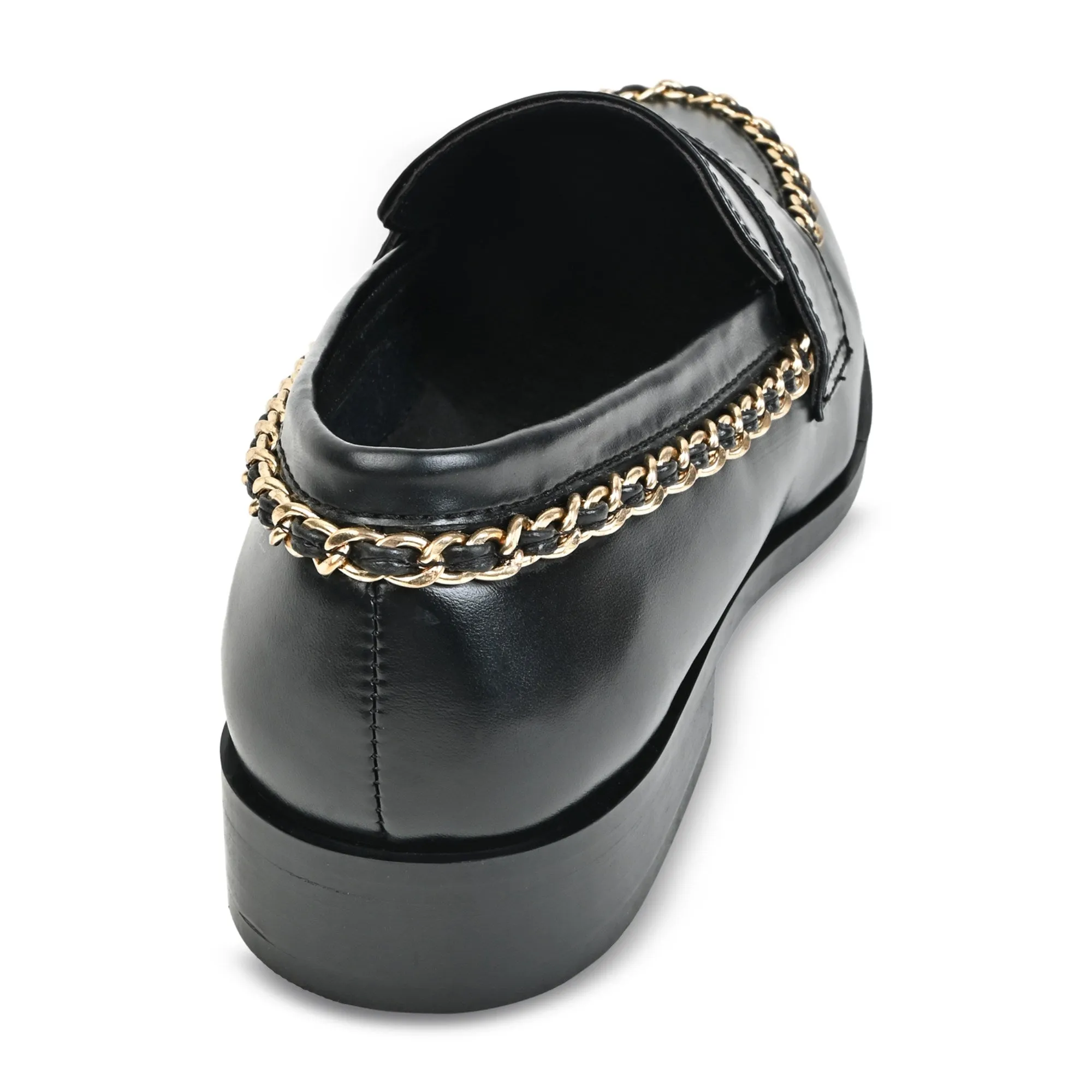 Loafer with Chain - Black