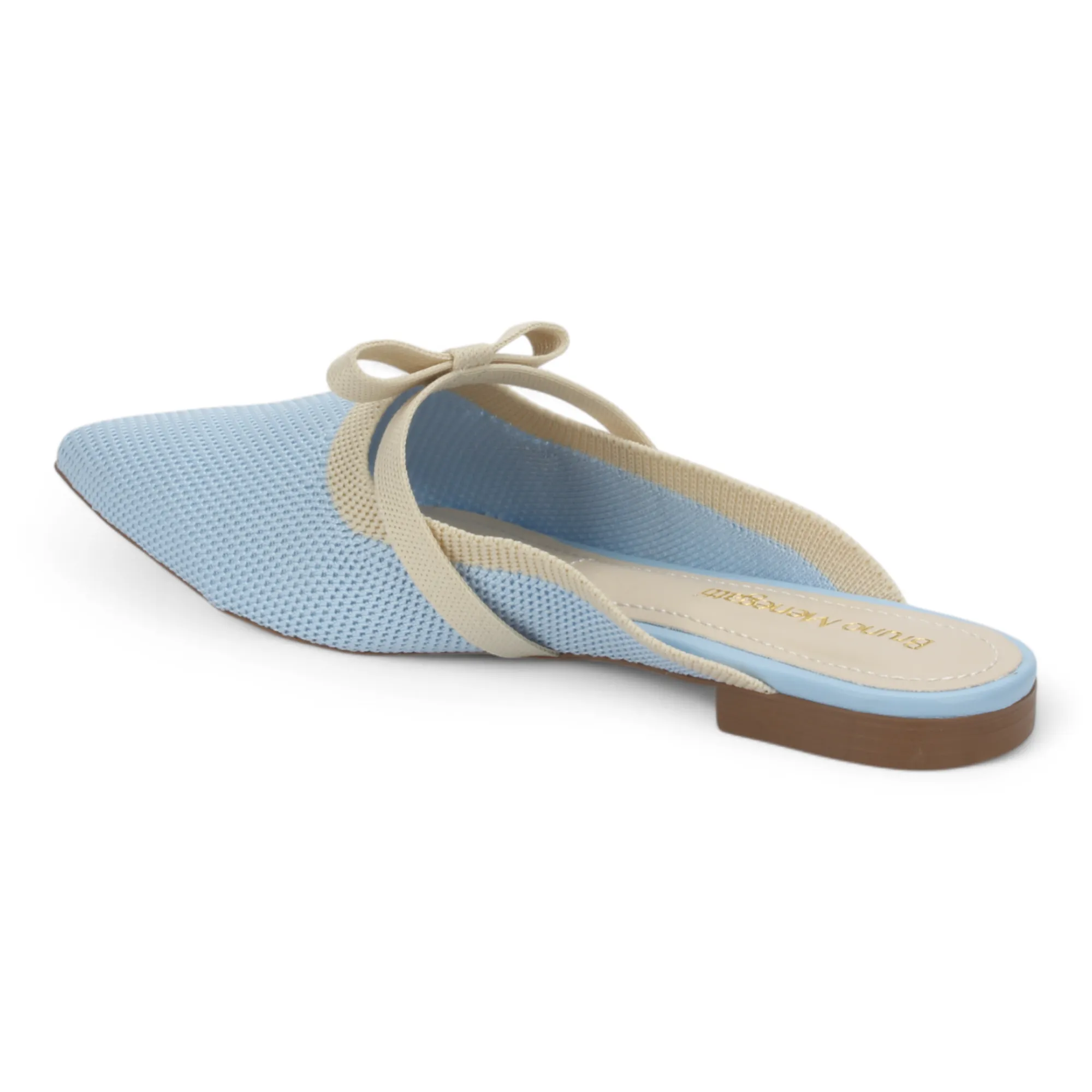 Love Rio Fanny Knit Mule - Blue