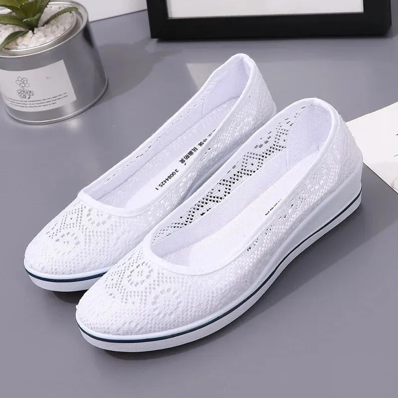 Lucy™ | Breathable Lace Flats