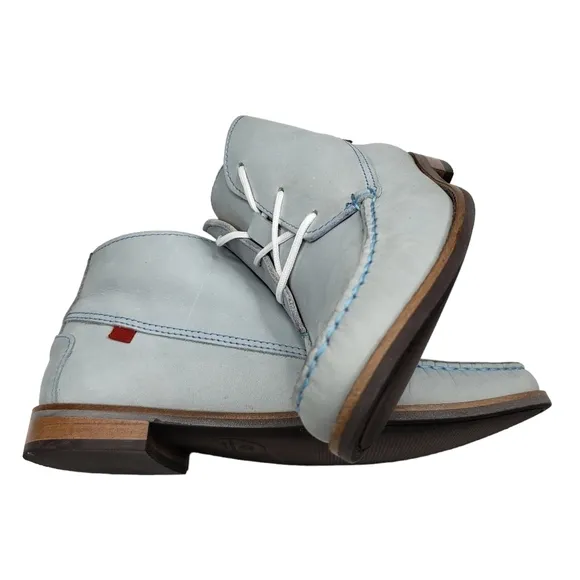 Marc Joseph | NIB Lincoln Bootie Light Grey Nubuck Leather Lace Up Boots Boy 5.5
