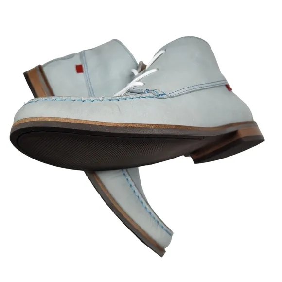 Marc Joseph | NIB Lincoln Bootie Light Grey Nubuck Leather Lace Up Boots Boy 5.5