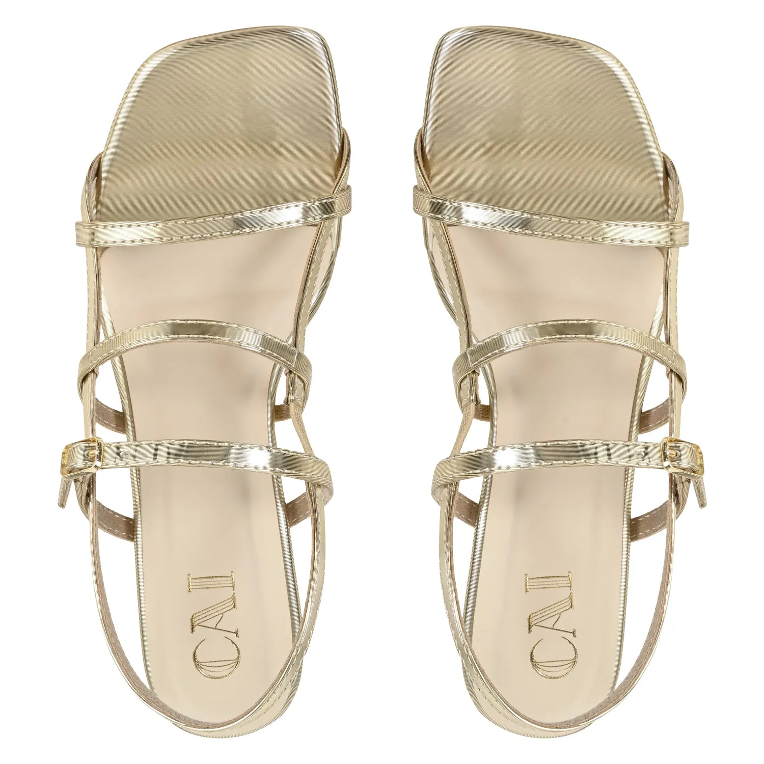 Masoom's Gold Heels