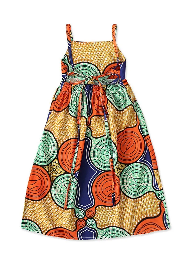 Maxi-mizing Cuteness Geometric Print Maxi Dress