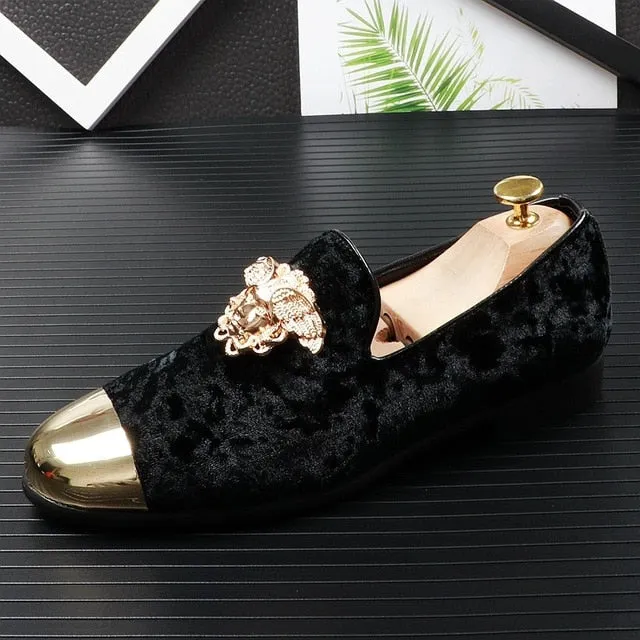 Men Genuine Velvet Casual Shoes Summer Breathable Peas Shoes Pointed Toe Foot Lok Fu Shoes Fashion Trend Flat Shoes