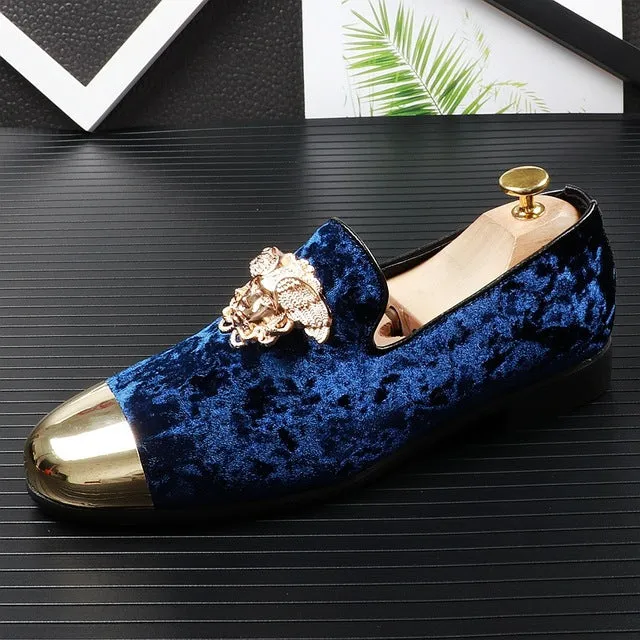Men Genuine Velvet Casual Shoes Summer Breathable Peas Shoes Pointed Toe Foot Lok Fu Shoes Fashion Trend Flat Shoes