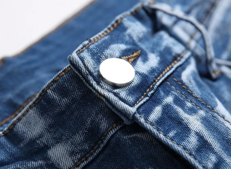 Men's Jeans Retro Jeans Mid Waisted Jeans Straight Pants