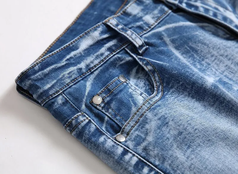 Men's Jeans Retro Jeans Mid Waisted Jeans Straight Pants