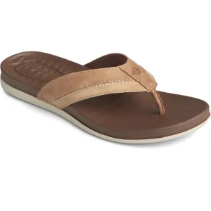 MENS SPERRY PLUSHWAVE THONG - TAN