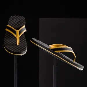 Men's Sport Flip Flop - Black/Crocus