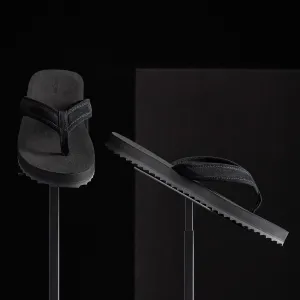 Men's Suede Flip Flop - Black