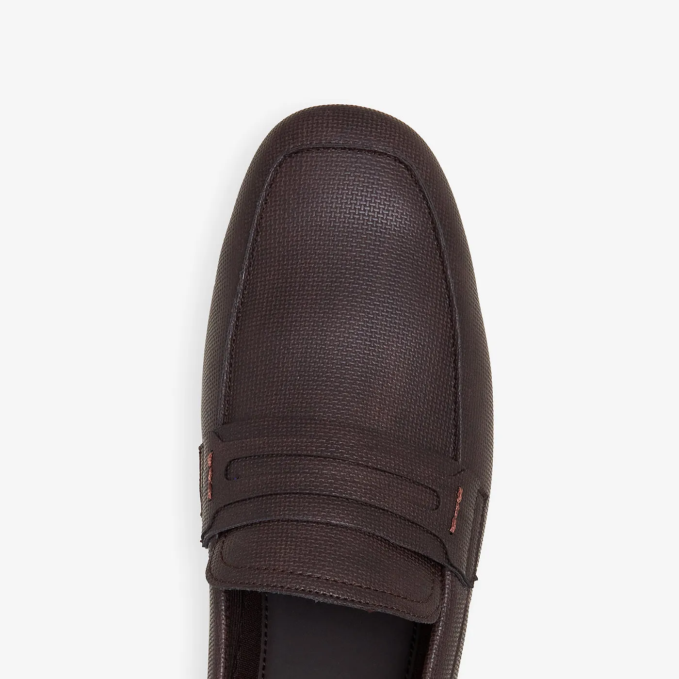 Men's Textured Loafers