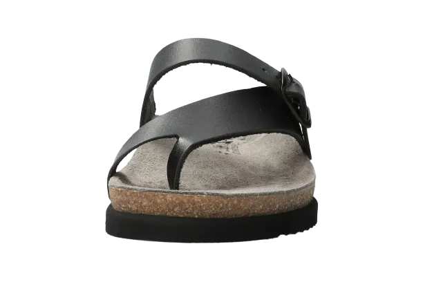 Mephisto Womens Helen Black Leather Sandals