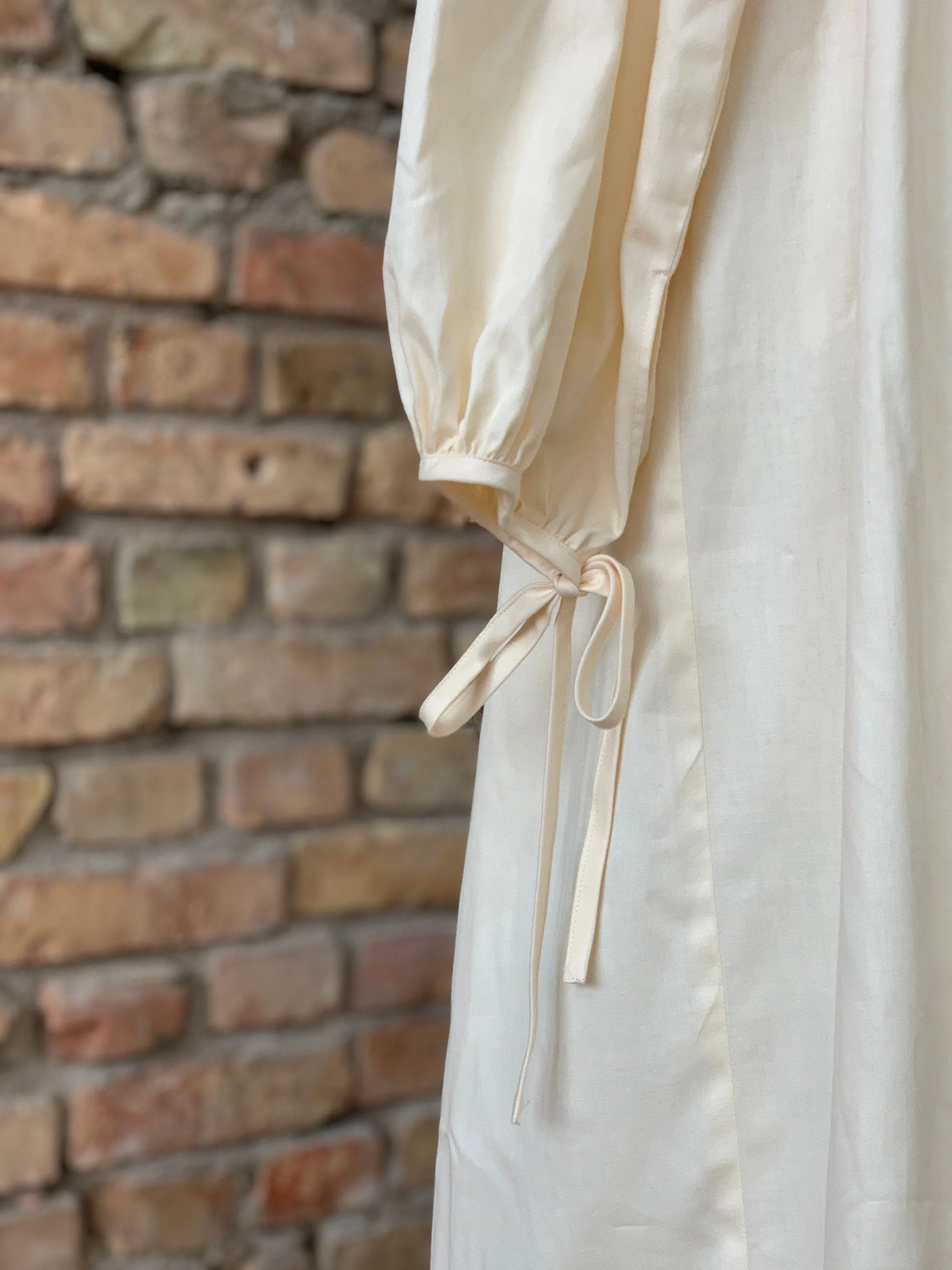 Milda Gown in Ecru Cotton